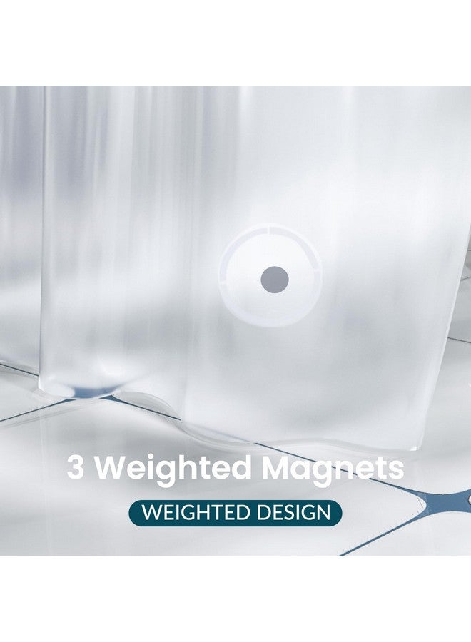 Titanker Long 72 x 78 Plastic Inside Shower Curtain Liner Frosted Waterproof PEVA Shower Curtains for Bathroom with Magnets and Rustproof Metal Grommets - Image 5