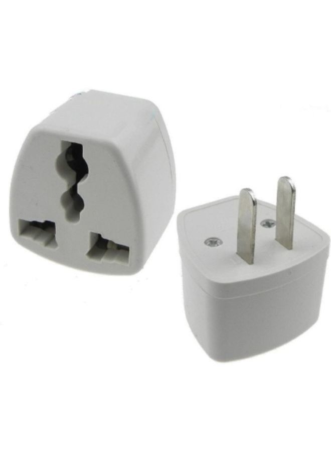 2 Pieces High-Performance Universal UK EU AU to US Adapter Travel Power Plug Adapter Converters - Image 2