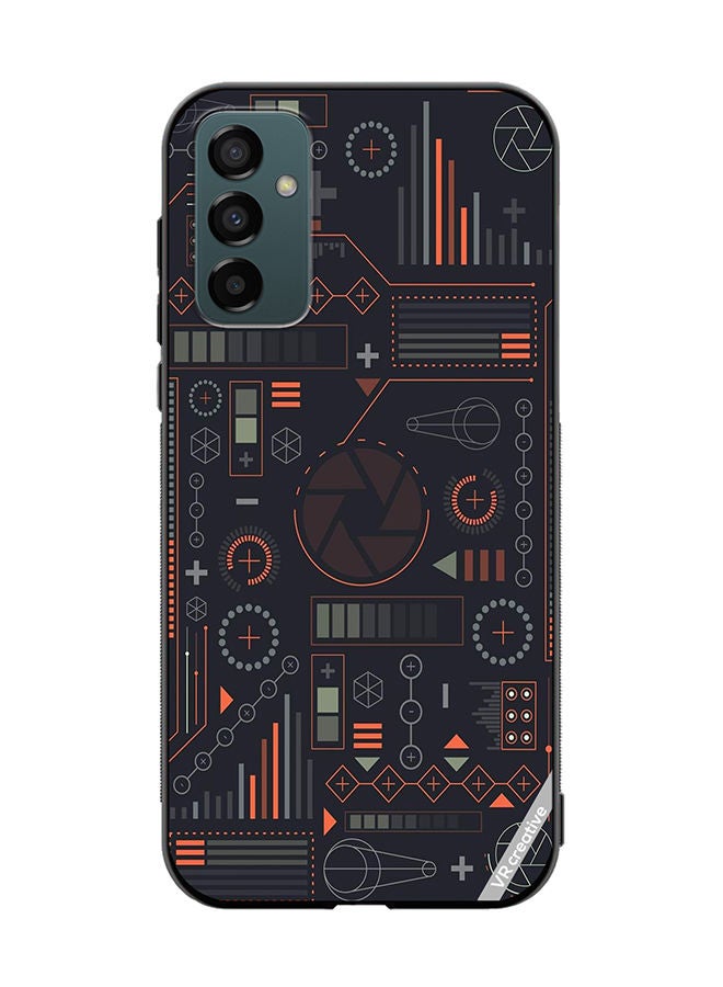 VR CREATIVE Protective Case Cover For Samsung Galaxy M23 Circuit Design Multicolour - Image 1