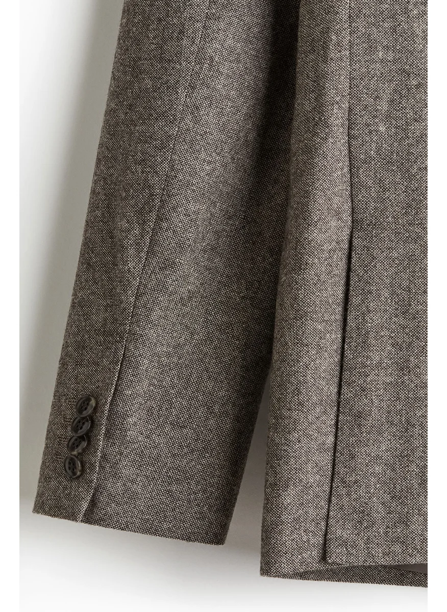 اتش اند ام Regular Fit Wool-Blend Double-Breasted Jacket