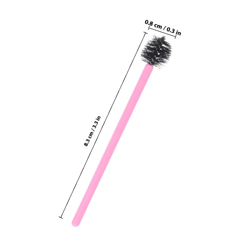 100 Pcs Nylon Eyebrow Spoolie Brush And Lash Wand Set For Brow Lamination Eyelash Extension Travel Makeup Tools - Image 3