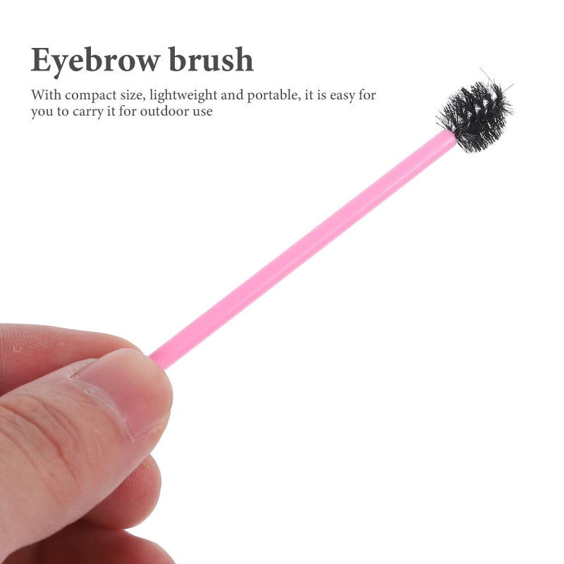 100 Pcs Nylon Eyebrow Spoolie Brush And Lash Wand Set For Brow Lamination Eyelash Extension Travel Makeup Tools - Image 5
