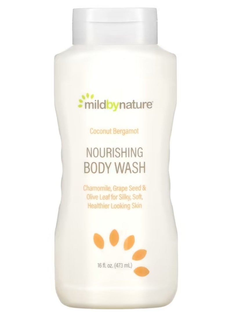 مايلد باي نيتشير غسول الجسم المغذي ببرغموت جوز الهند 16 أونصة سائلة 473 مل