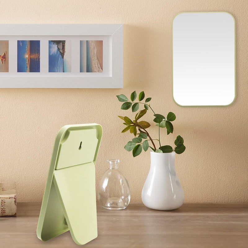 DVHOK 8-Inch Desktop Pink Princess Mirror, Table Desk Wall Hanging Dual-Purpose Square Mirror - Image 4