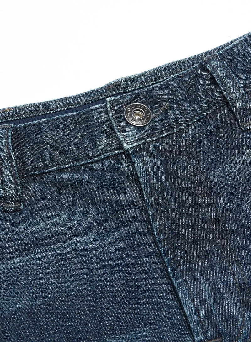 Giordano  Men's Comfort Stretch Denim Regular Tapered 2.0 Jeans for Men | Best Price UAE