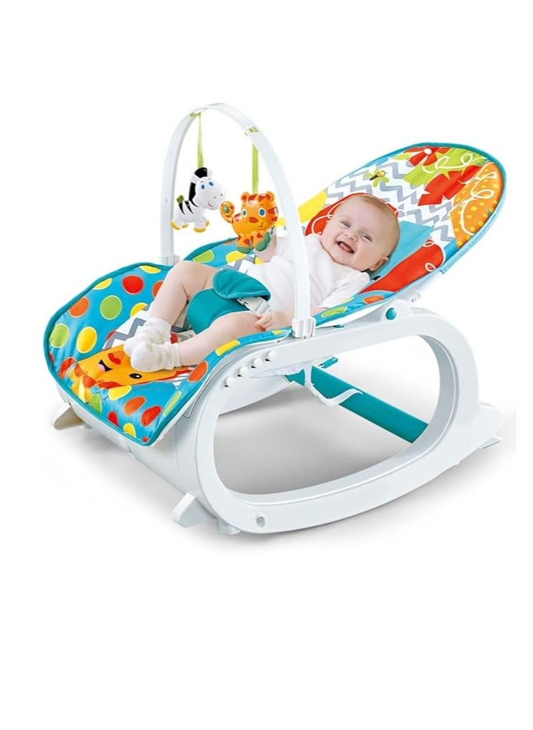Generic - Bouncer Chair 2 In 1 Dining Table 3 Levels With Vibration And Toy Holder 18K - Image 1
