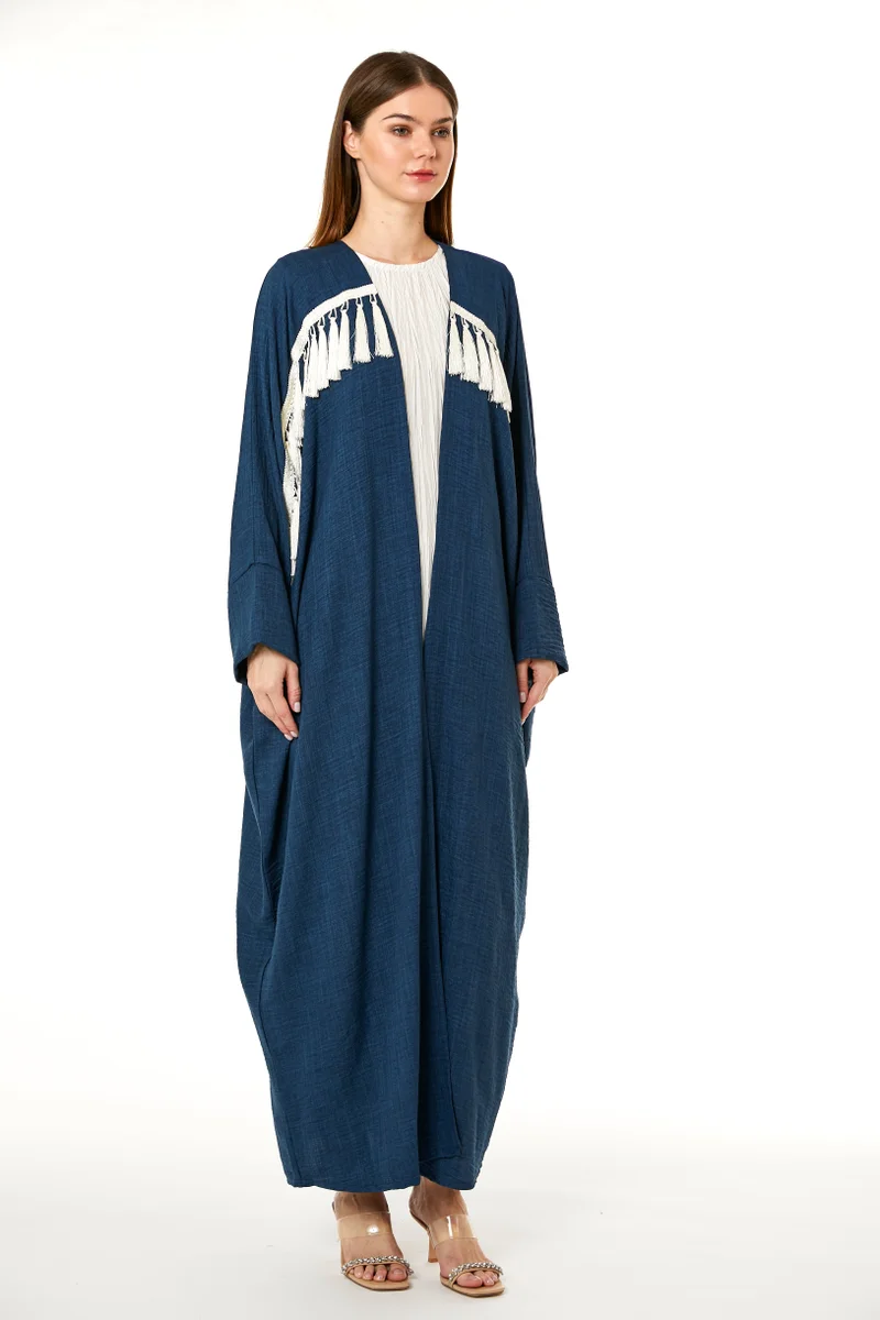 Moistreet Open Front Abaya