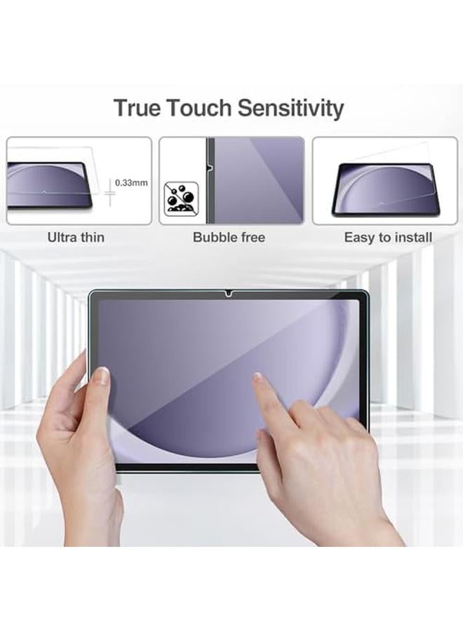 Procases 2 Pack Screen Protector For Galaxy Tab A9 Plus 11 Inch 2023 + 2 Pack Camera Lens Protector Matching Tablet Colors Hd Tempered Glass Film For 11" Tab A9+ 5G Sm X210 X216 X218 Graphite - Image 3