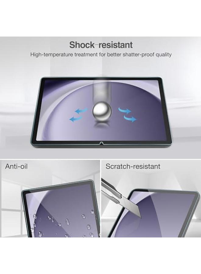 Procases 2 Pack Screen Protector For Galaxy Tab A9 Plus 11 Inch 2023 + 2 Pack Camera Lens Protector Matching Tablet Colors Hd Tempered Glass Film For 11" Tab A9+ 5G Sm X210 X216 X218 Graphite - Image 2