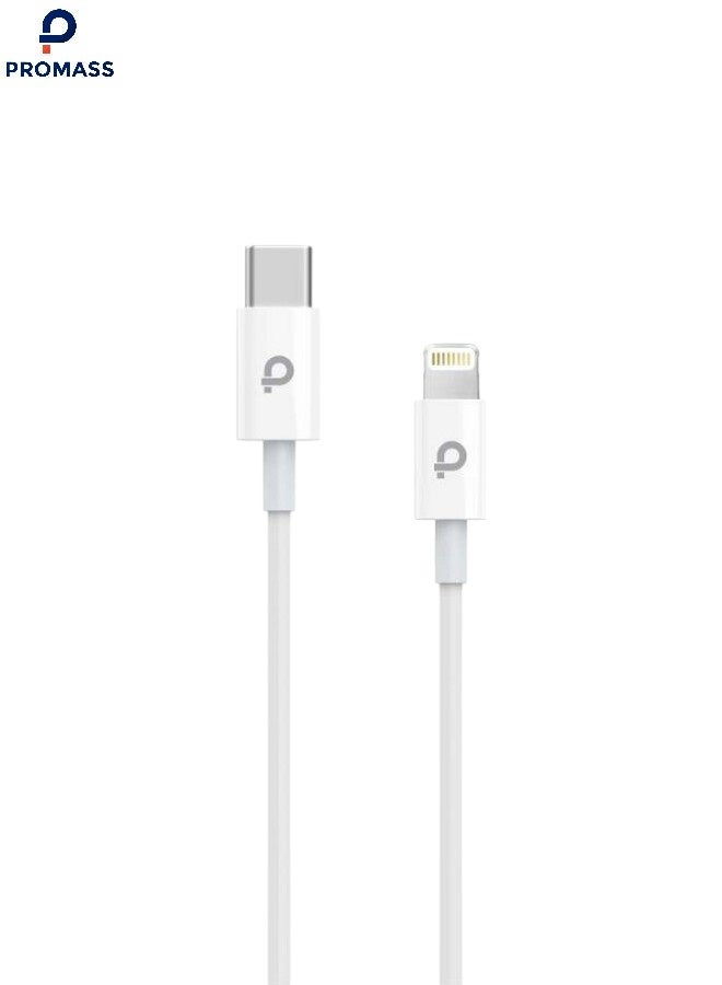 بروماس كيبل USB C الى لايتنينج بطول 1 متر ، سلك شاحن سريع لتوصيل الطاقة لايفون 14/13/12/11 برو ماكس 11 X XS XR 8 بلس ايباد ايربودز - Image 1