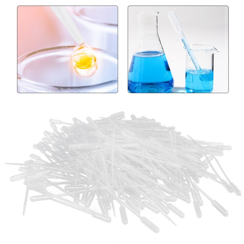 Disposable Plastic Pipettes 0.5ml Graduated Scale - Chemically Inert Essential Oil Dropper - Non-Toxic Clean Disposable Droppers for Aromatherapy Fragrance Serum Mixing - Image 5