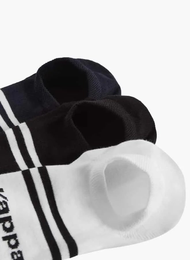 Kappa Set of 3 - Kappa Logo Print Invisible Socks