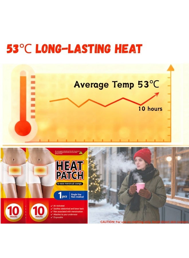 SänHahn Body & Hand Warmers - Up to 10-Hour Consistent Safe Natural Heat, Odorless Air Activated Adhesive Warm Patches for Outdoor Work, Commuting, Winter Sports & Phone Warmth - 10 Count - Image 4