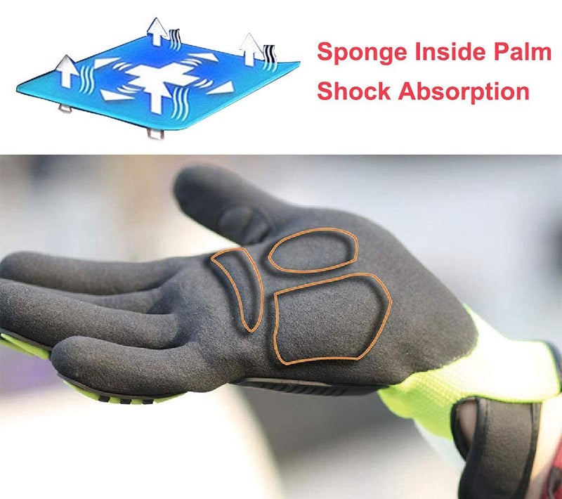 Nmsafety Impact Work Gloves Heavy Duty Safety Gloves Oil & Gas Safety Impact Glove Ansi Level A6.(X-Large) - Image 2