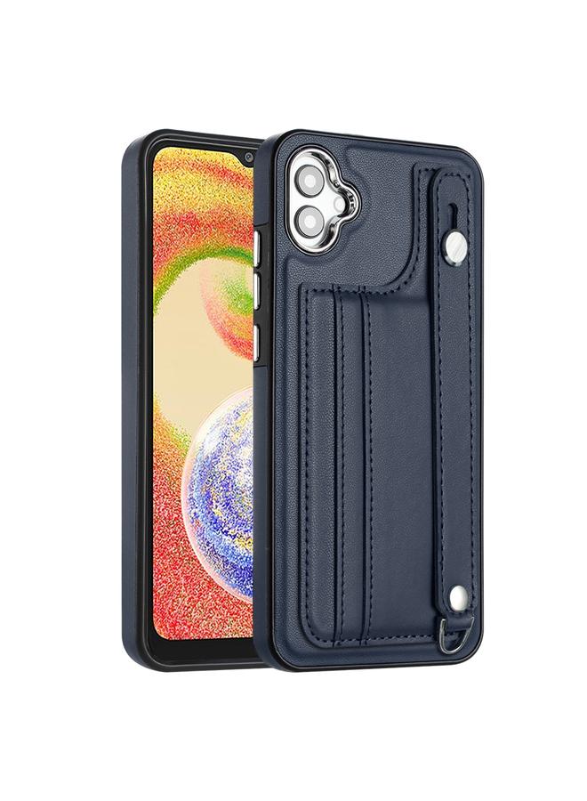 اس-توب جراب هاتف جلدي مقاوم للصدمات مع حزام معصم لهاتف Samsung Galaxy A04E / F04 / M04 - Image 1