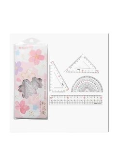 M&G M&G Chenguang Cherry Blossom Sakura Rain 15cm Ruler set 15cm - No:ARL960Y4  - Image 1