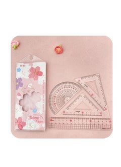 M&G M&G Chenguang Cherry Blossom Sakura Rain 15cm Ruler set 15cm - No:ARL960Y4  - Image 3
