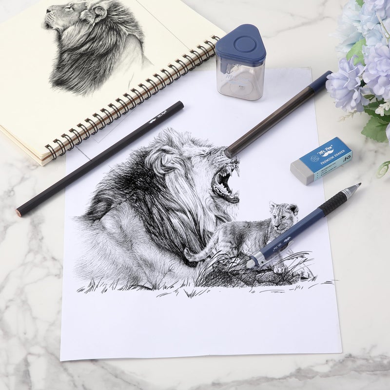 Mr. Pen- Mechanical Pencil Set  5 Pcs  2.0Mm Mechanical Pencil  2.0Mm Lead Refill  Hb Pencil  Eraser  Sharpener  Mechanical Drafting Pencil  2Mm Mechanical Pencil For Drawing Mechanical Pencils - Image 5