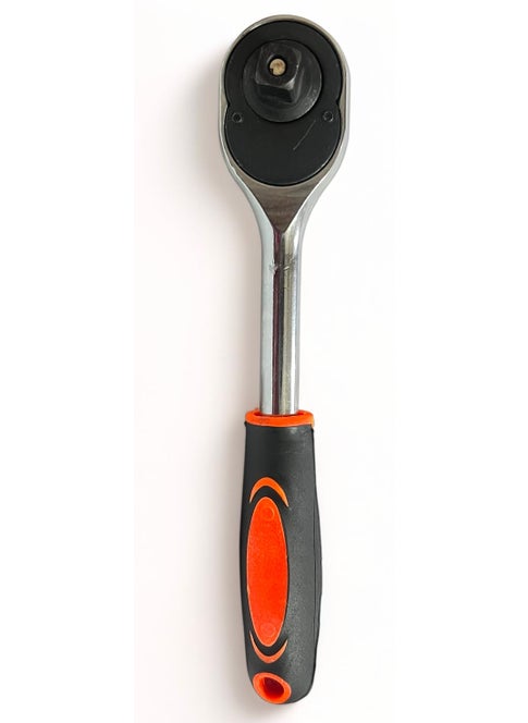 EPITECH MART EPITECH MART Ratchet Handle Socket Wrench Heavy Duty Tool 12Inch Wrench Rachet Double Sided Rachet Wrench With 12 Inch Drive Universal Joint Socket Set Universal Socket Adapters Socket  - Image 2