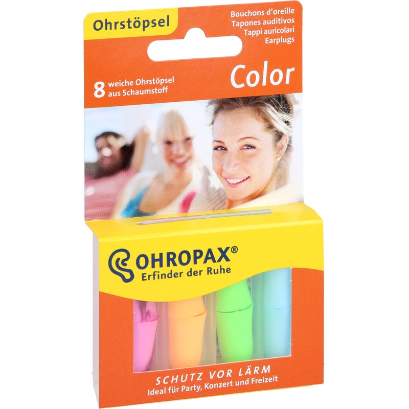 Ohropax Color Foam Ear Plugs (8 Ear Plugs) - Image 3