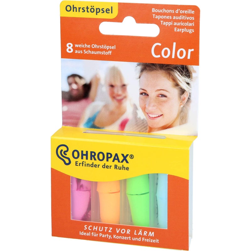 Ohropax Color Foam Ear Plugs (8 Ear Plugs) - Image 2