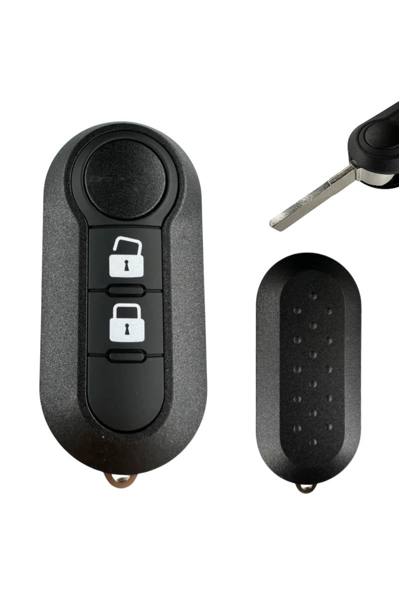 2 Buttons Good Quality For Fiat 500 Panda Punto Bravo 3 Buttons Car Key Remote Control Shell Blank