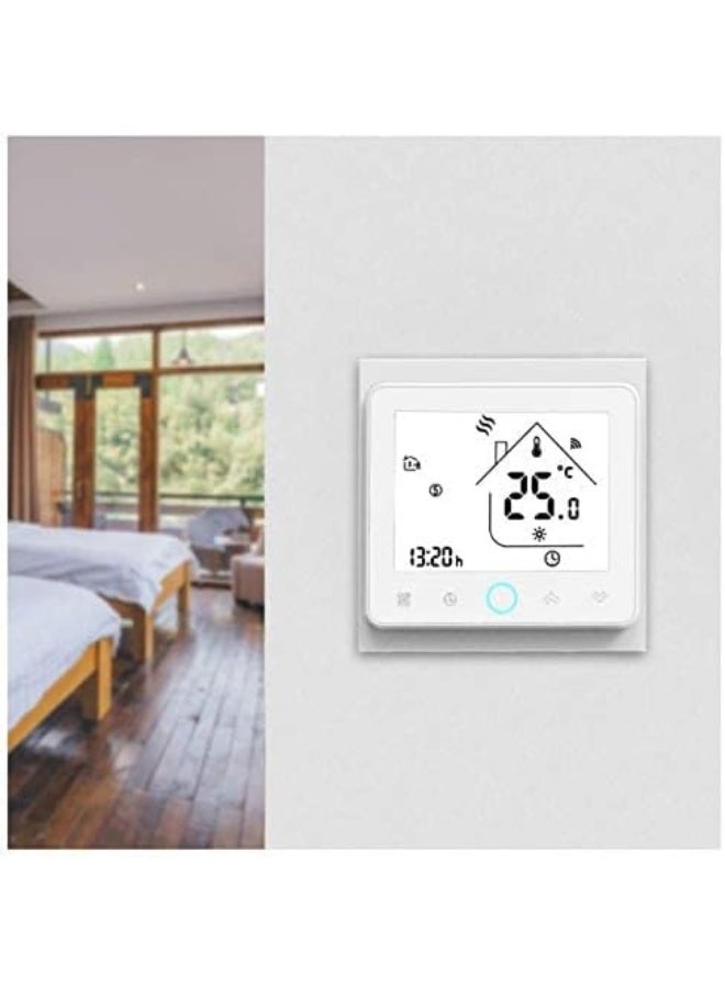 MOES 24V DC WiFi Smart Central Air Conditioner Thermostat | Low-Voltage Temperature Controller for Fan Coil Units, Tuya/Smart Life App, 2-Pipe System - Image 2