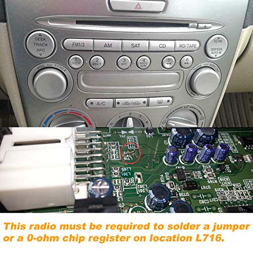 Yomikoo Car Audio Input, USB AUX Adapter CD Changer for Mazda 3 2004-2008, Mazda 6 2002-2009, Mazda 5 2005-2009, Miata 2003-2008, MPV 2007-2008, CX7 2007-2008, RX-8 2004-2008 - Image 5