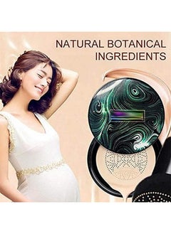 SUNISA SUNISA 1 Bb And Cc Cream Full Coverage Natural Foundation For All Skin Type With Mushroom Head Air Cushion 20G And 1 Studio Fix Compact Powder With 1 Green Tea Stick Mask - (Pack Of 4)  - Image 3