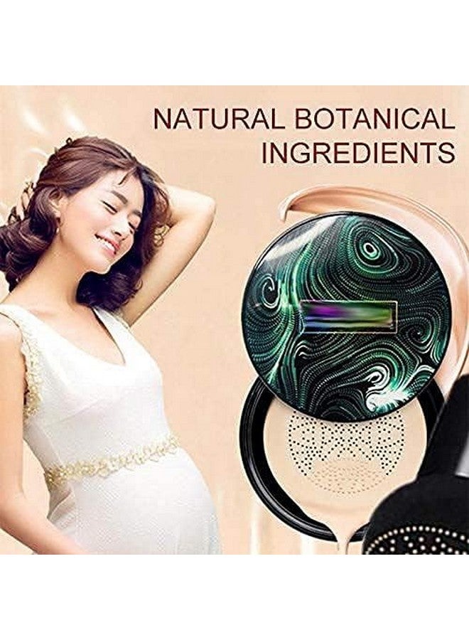 SUNISA 1 Bb And Cc Cream Full Coverage Natural Foundation For All Skin Type With Mushroom Head Air Cushion 20G And 1 Studio Fix Compact Powder With 1 Green Tea Stick Mask - (Pack Of 4) - Image 3