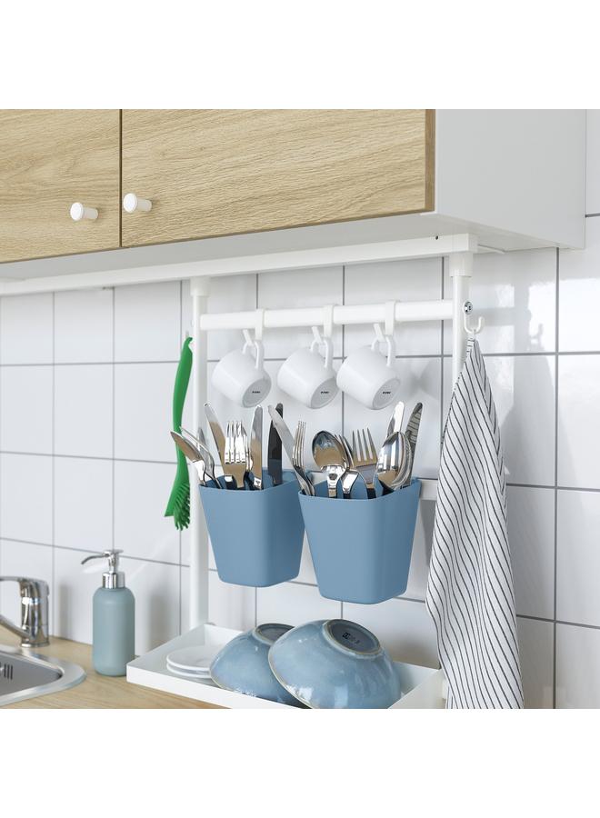 زبون حاوية، أزرق-رمادي، 12×11 سم - Image 2