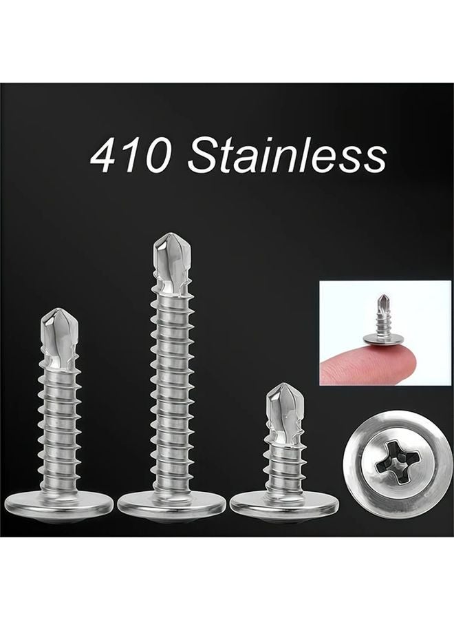 99 Pack No 8x3 4 Inch 19mm Truss Head Self Tapping TEK Screws - Image 2