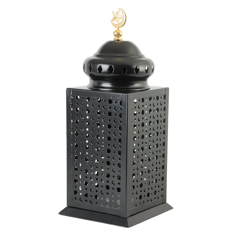فاملي شيب فانوس رمضان حديد بإضاءة أسود - Image 4