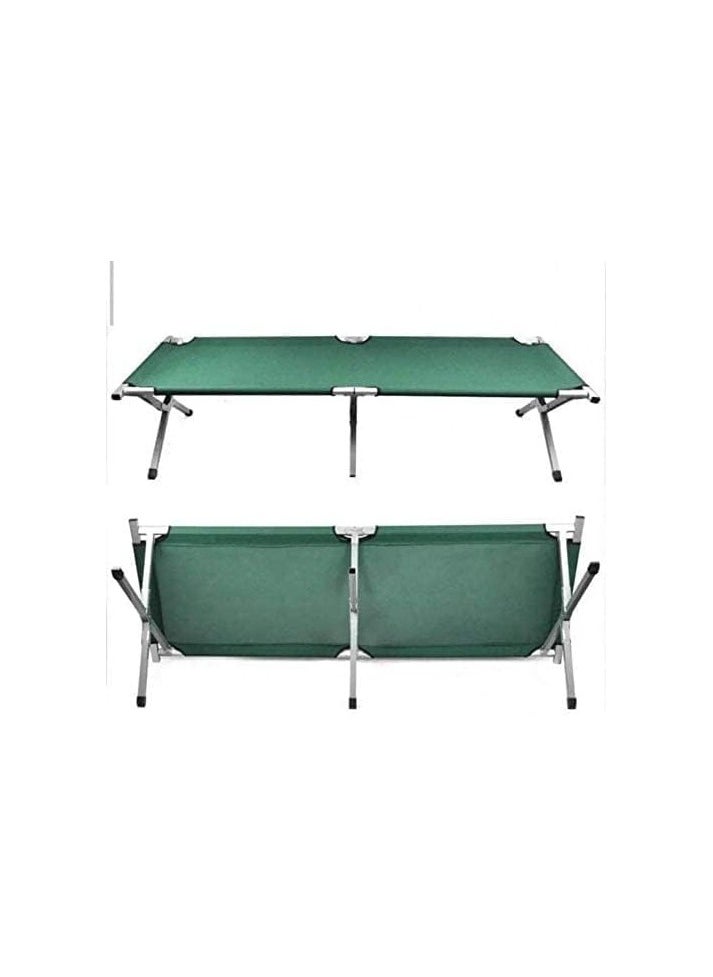 SMART HOME Outdoor Folding Camping Bed, Extra Wide Travel Sleeping Bed with Carrying Bag for Adults Kids, Lightweight and Compact Portable Relaxing Chair for Office, Napping, Hiking, Beach, BBQ  - Image 4