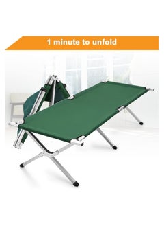 SMART HOME Outdoor Folding Camping Bed, Extra Wide Travel Sleeping Bed with Carrying Bag for Adults Kids, Lightweight and Compact Portable Relaxing Chair for Office, Napping, Hiking, Beach, BBQ  - Image 5