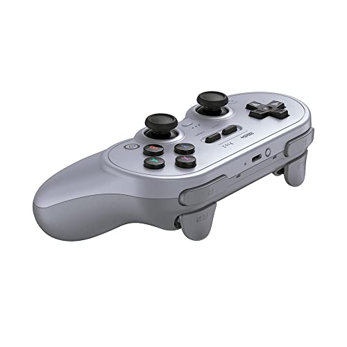 8BitDo Pro 2 Bluetooth Controller for Switch, PC, Android, Steam Deck, Gaming Controller for iPhone, iPad, macOS and Apple TV (Gray Edition) - Image 2