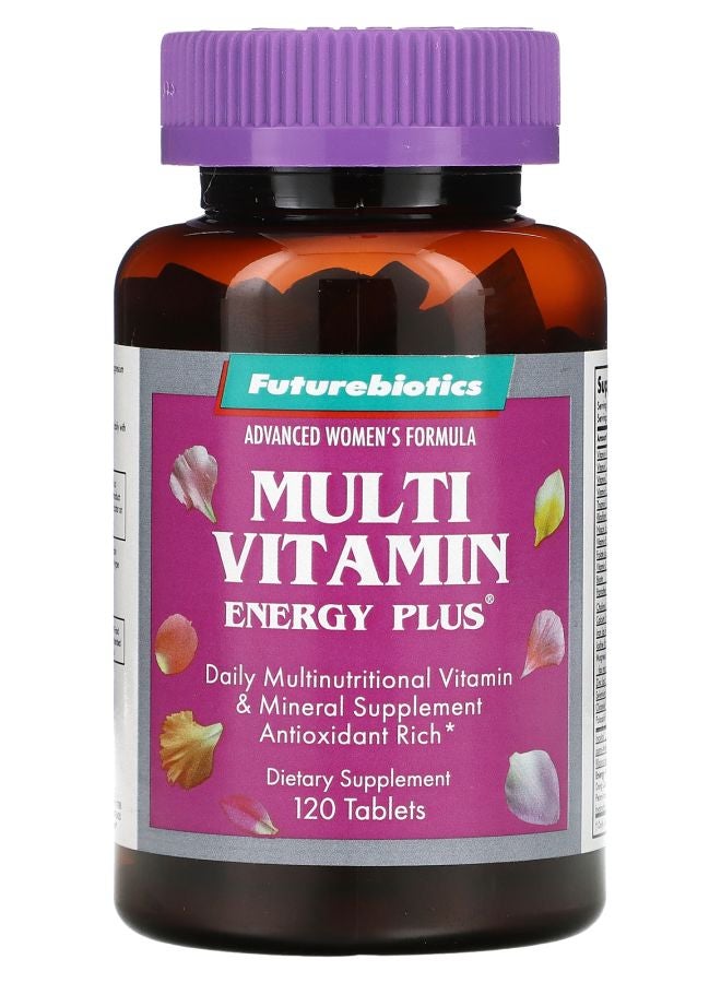 Futurebiotics Advanced Woman's Formula Multi Vitamin Energy Plus 120 Tablets