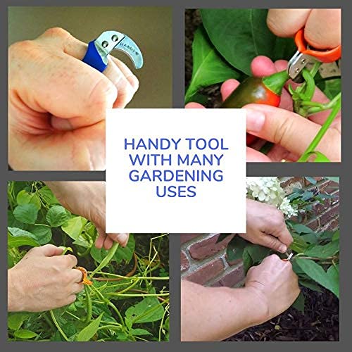Handy The Original Handy Safety Knife - Utility Ring Knife for Finger with Sharp, Curved Blade - Ring Size 16 - Grey - Standard Blade - Dozen - By Handy Twine Knife - Image 5