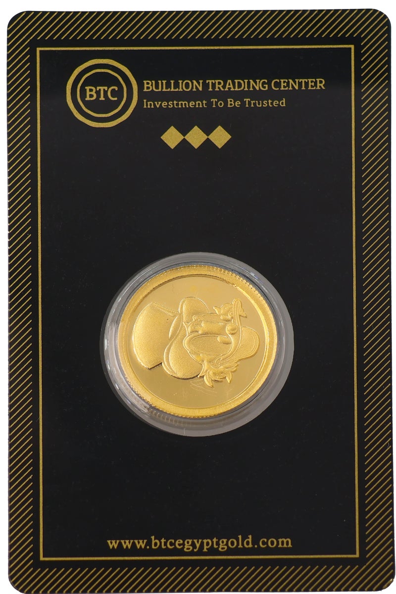 بي تي سي جنيه ذهب العم دهب عيار 24 بوزن 8 غرام - Image 1