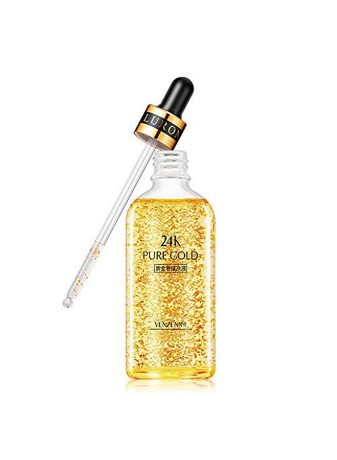 VENZEN 24K Pure Gold Luxurious Primary Liquid Glycerin Improves Hydration 100Ml - Image 1