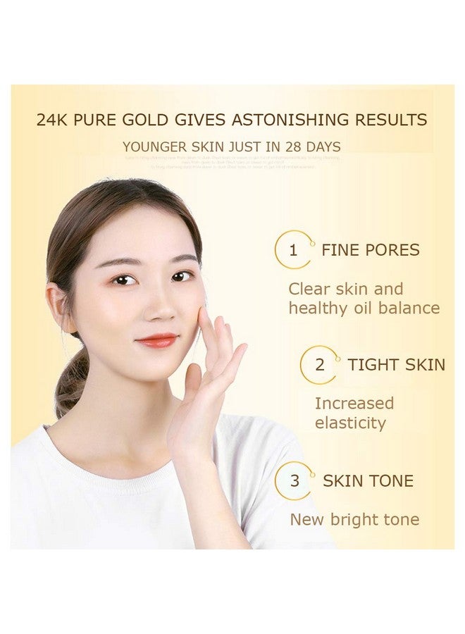 VENZEN 24K Pure Gold Luxurious Primary Liquid Glycerin Improves Hydration 100Ml - Image 5