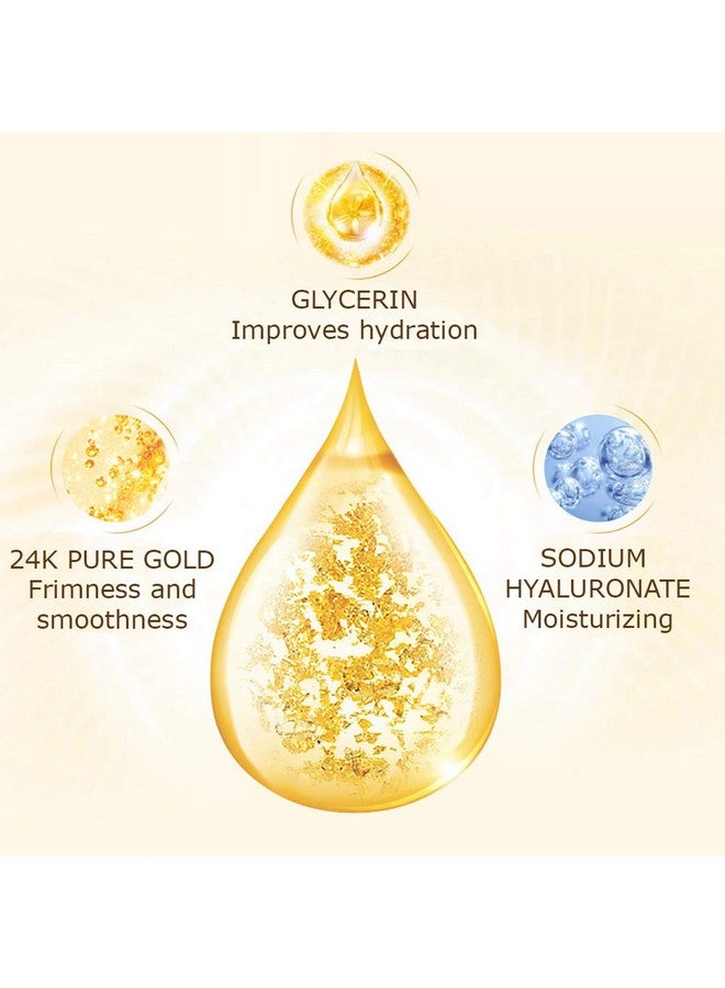 VENZEN 24K Pure Gold Luxurious Primary Liquid Glycerin Improves Hydration 100Ml - Image 4