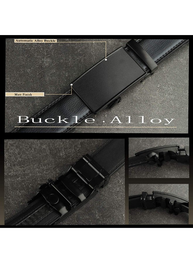 ZORO Men' Belt Wallet Combo' Gift Set, Black Belt and Beige Wallet - Image 4