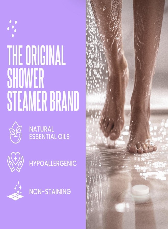 Cleverfy Shower Steamers Aromatherapy for Women and Men - Self-Care Shower Bombs for Stress Relief and Relaxation - 6 Tablets - Image 3