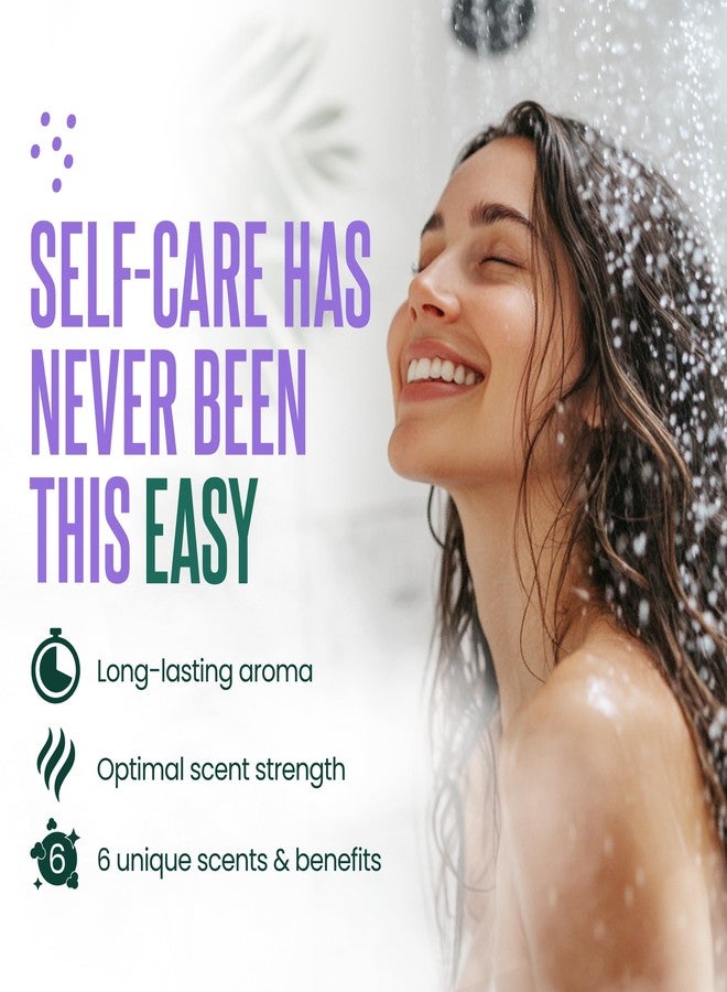 Cleverfy Shower Steamers Aromatherapy for Women and Men - Self-Care Shower Bombs for Stress Relief and Relaxation - 6 Tablets - Image 2