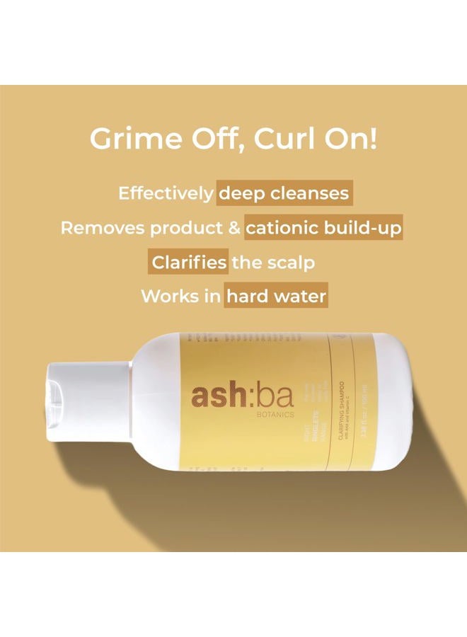 Ashba Botanics Clarifying Shampoo for Straight, Wavy, Curly & Frizzy Hair | Vitamin C, AHA and Fruit Extracts | Deep Cleanses and Removes Product Buildup | Paraben, Sulphate free (100ml) - Image 2