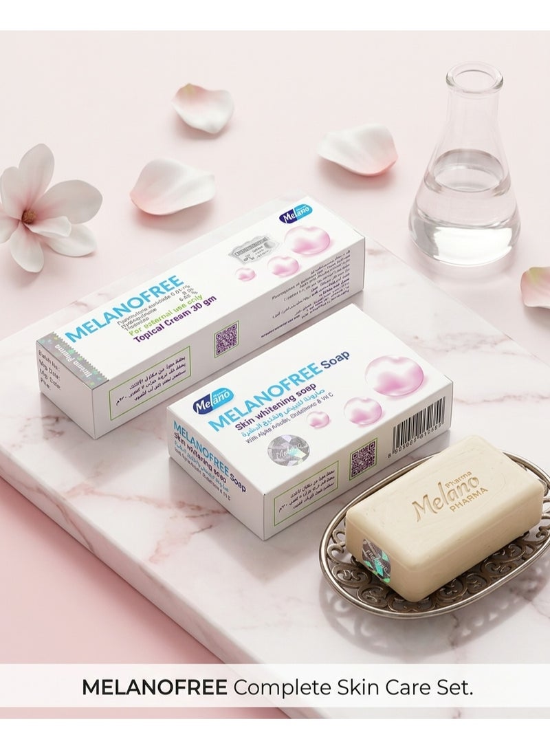 Melanofree Cream And Melanofree Soap 2 Pcs