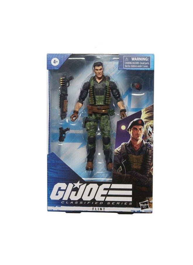 G. I. Joe G.I. Joe Classified Series Flint Action Figure 26 Collectible Premium Toy With Multiple Accessories 6Inch Scale With Custom Package Art  - Image 3