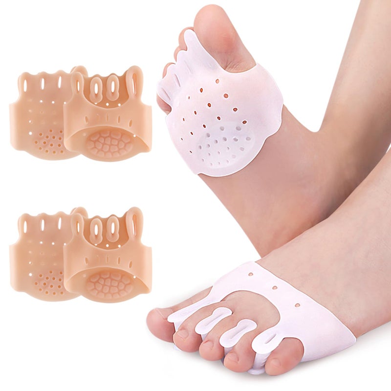 JSHshield Toe SpacersToe SeparatorSpreaders StraightenersMetatarsal PadsBunion Corrector for Women MenOverlapping Hammer Toe SpacersRelieve Foot Pain Correct Toes - Image 2