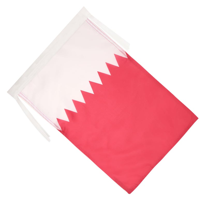 Generic AZ FLAG Drapeau Qatar avec Cordelettes, 45cm x 30cm  - Image 2
